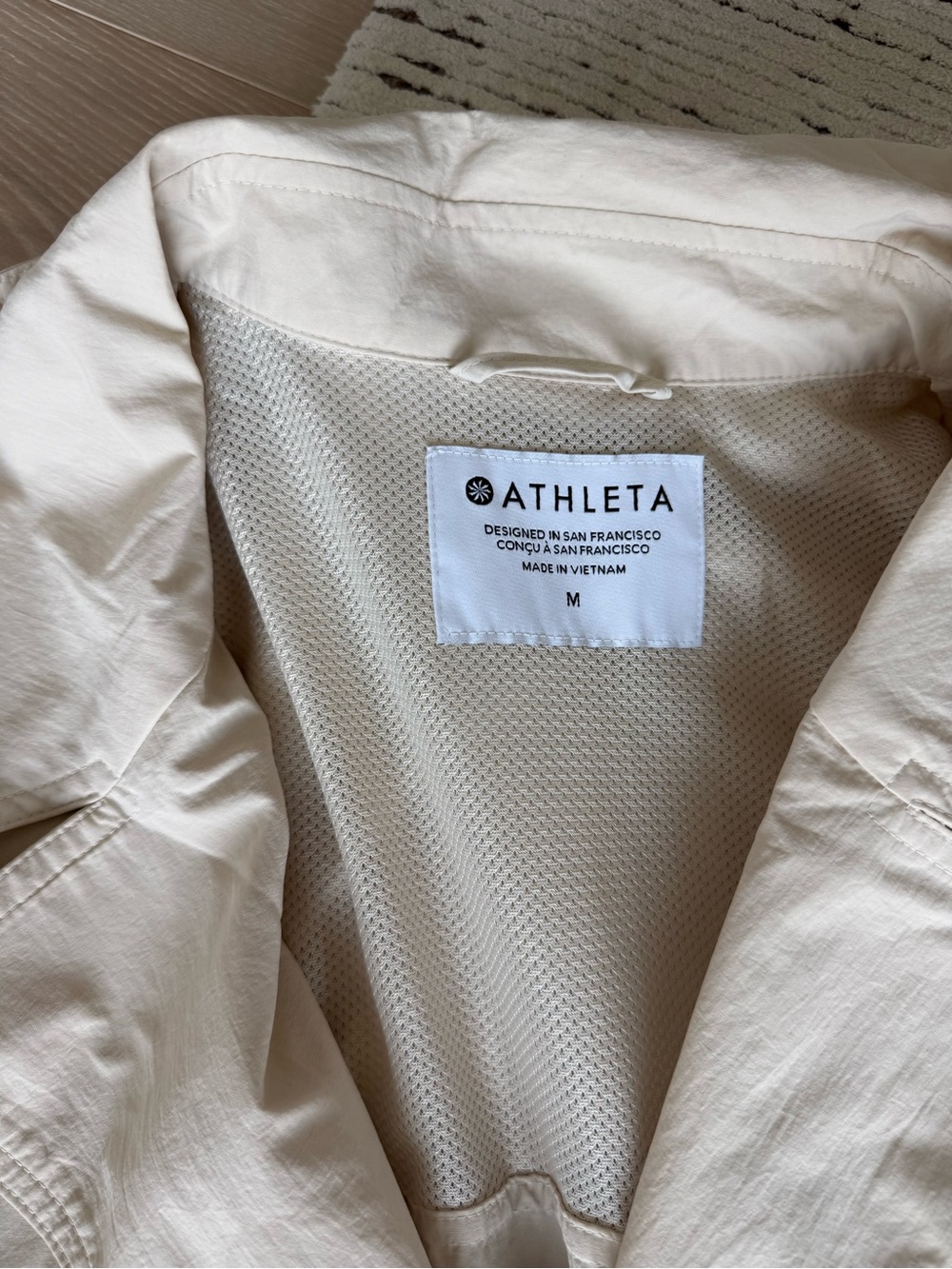 Athleta Luna Cream Trench Coat - Picture 2 of 4